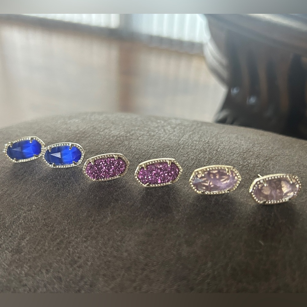 3 pairs of Kendra Scott Earrings Bundle